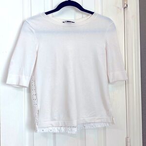 This is a white extra small Ann Taylor shirt.